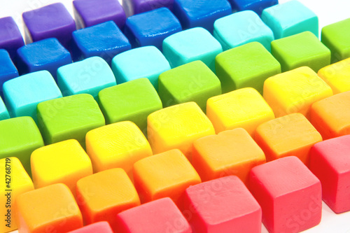 colorful cubes