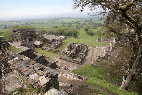 maya ruins Tonina in Mexico