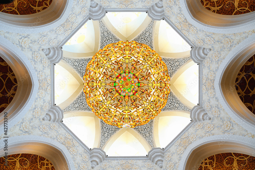 Obraz premium Abu-Dhabi. Sheikh Zayed mosque