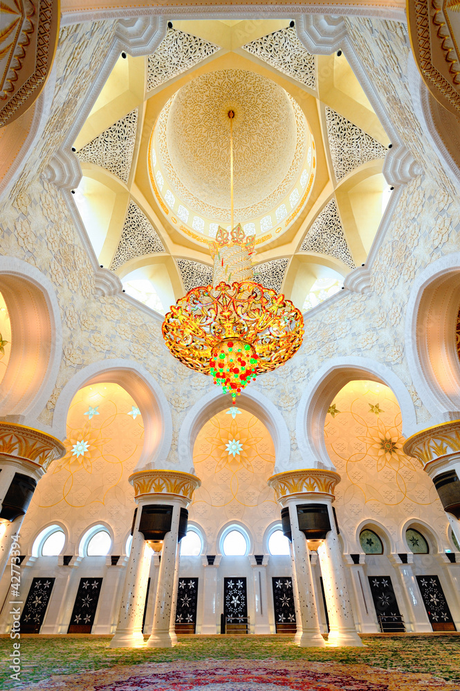Fototapeta premium Abu-Dhabi. Sheikh Zayed mosque