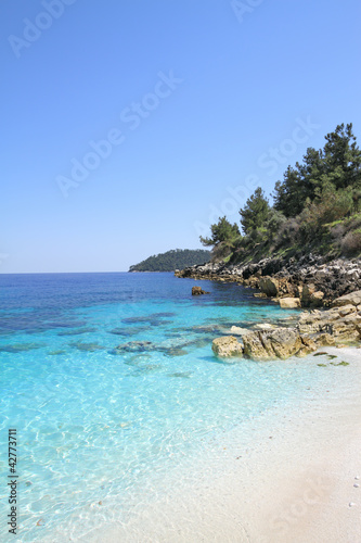 Marmara (Marble) beach , in Thasos island - Greece © kanvag