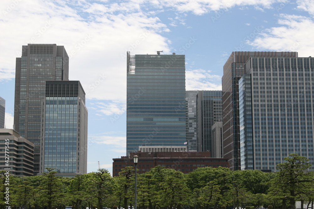 Tokyo modern building Tokyo modern building