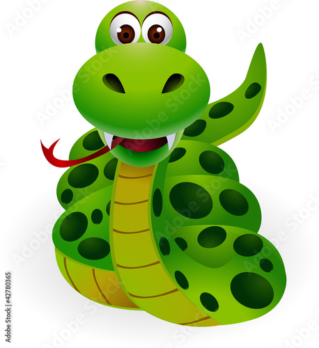cute snake cartoon