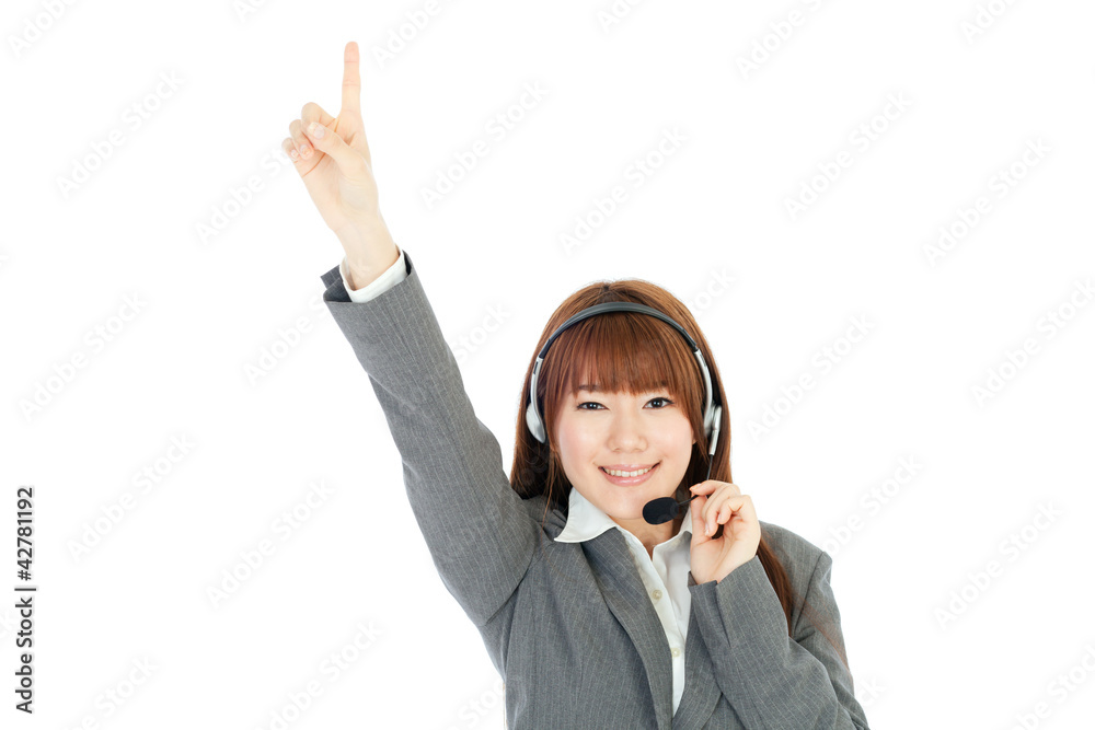 Beautiful business operator. Portrait of asian woman. Beautiful business operator. Portrait of asian woman.