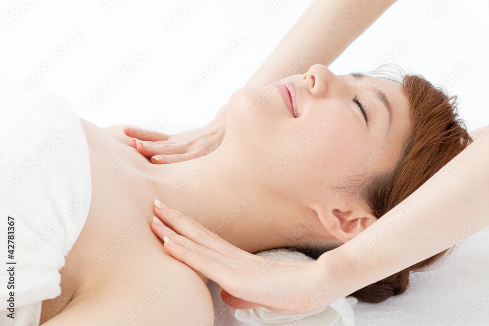 Beautiful young woman in spa. Portrait of asian. Beautiful young woman in spa. Portrait of asian.