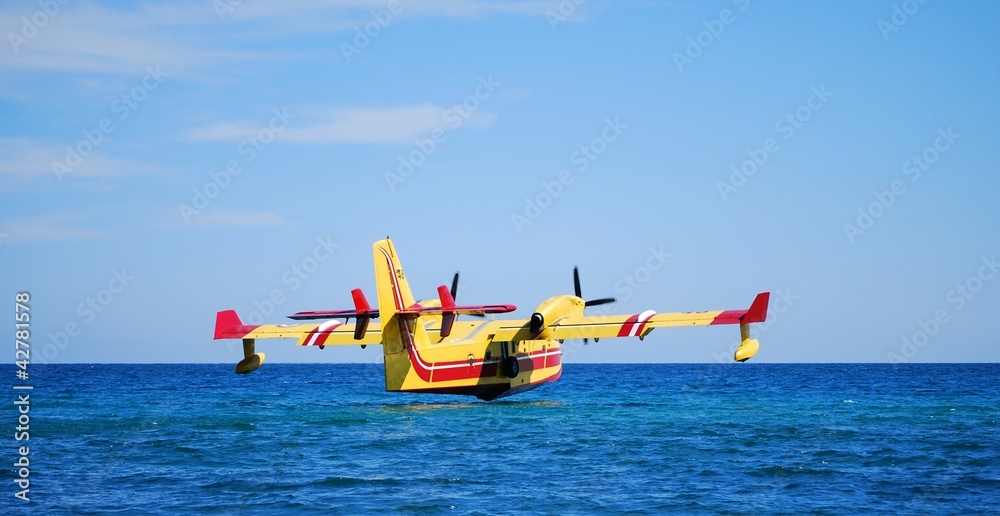 Naklejka premium Bombardier d'eau