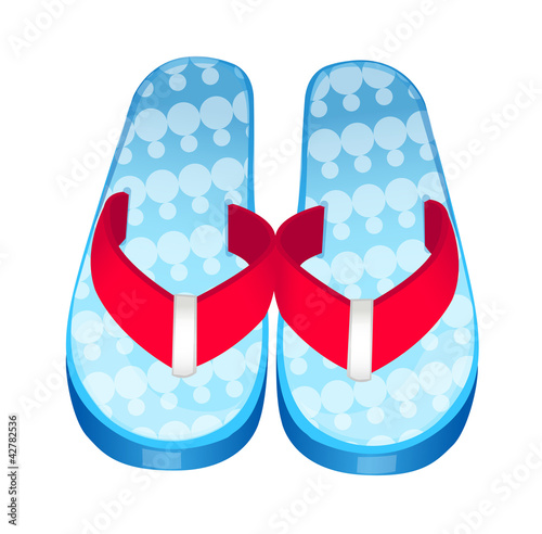 Vector icon slippers