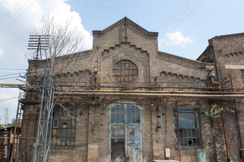 the very old metal factory photo