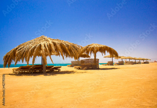 Wonderful beach in the Egypt.