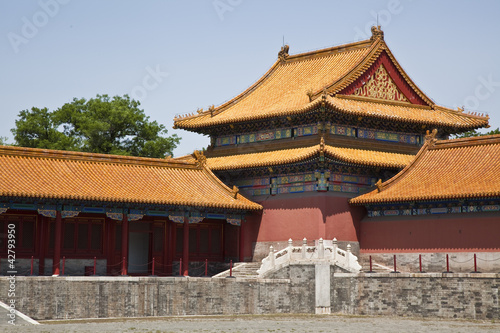 the roofs of the Forbidden City