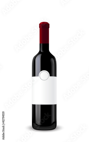 Closed bottle of wine