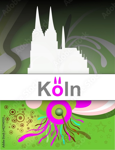 Köln, Karte - Plaket