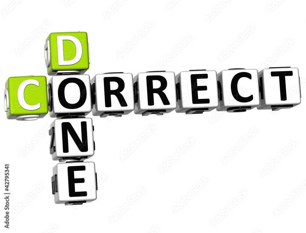 3D Done Correct Crossword 3D Done Correct Crossword