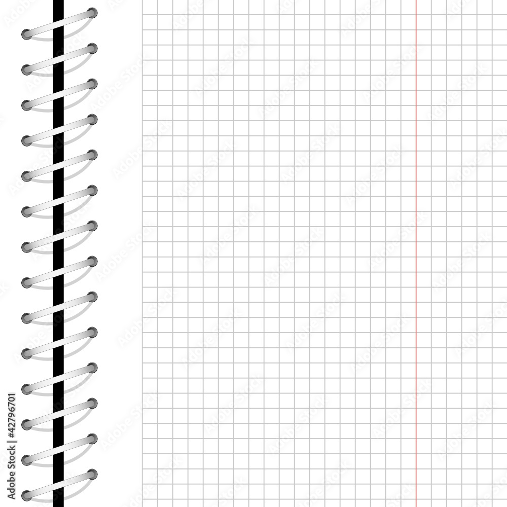 book with a metal spiral vector illustration book with a metal spiral vector illustration