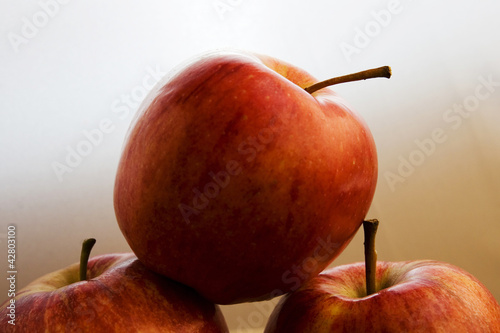 manzana sobre manzanas