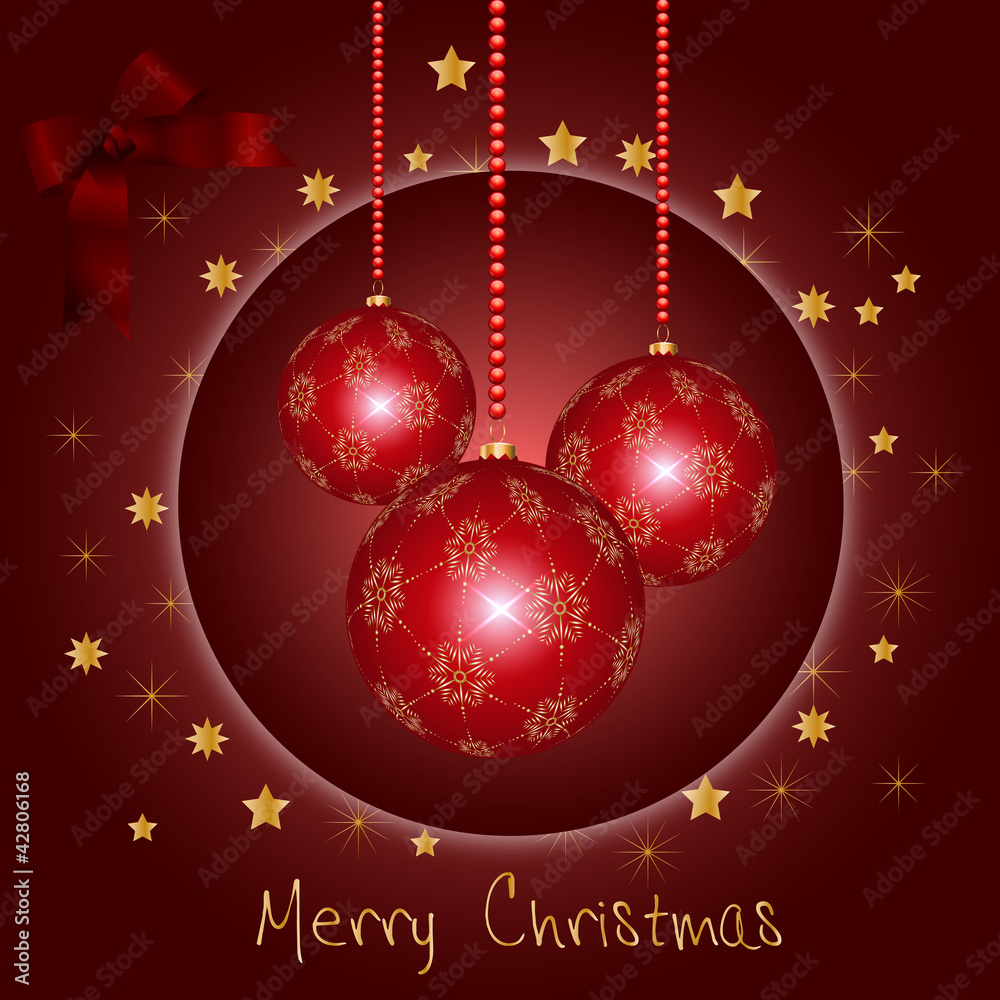 Fototapeta premium Merry Christmas