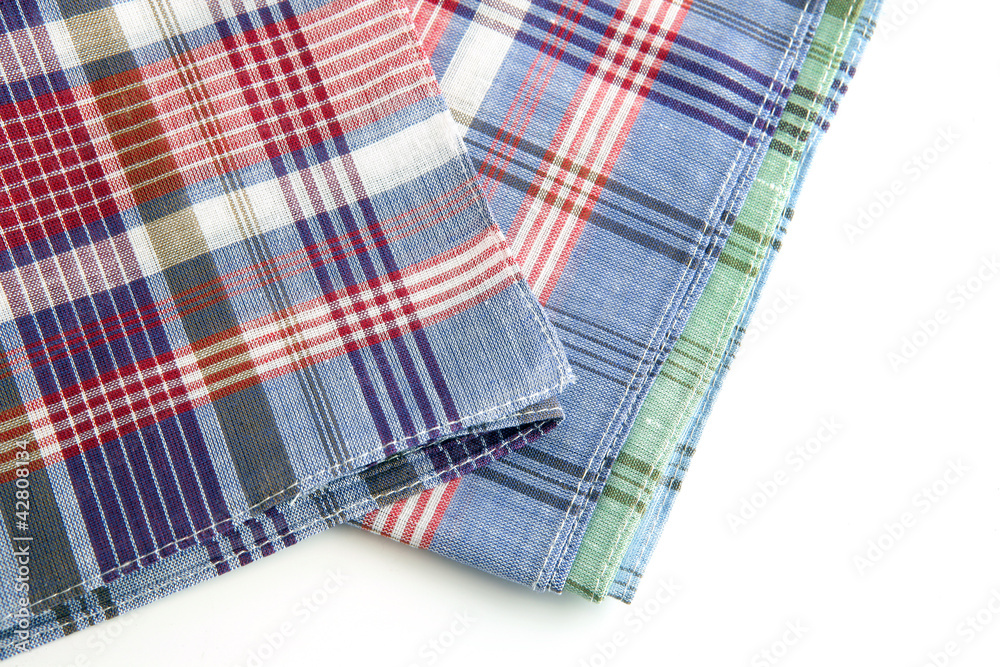 Checked tea towels Checked tea towels