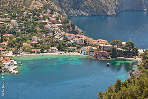 Assos on the island of Kefalonia in Greece