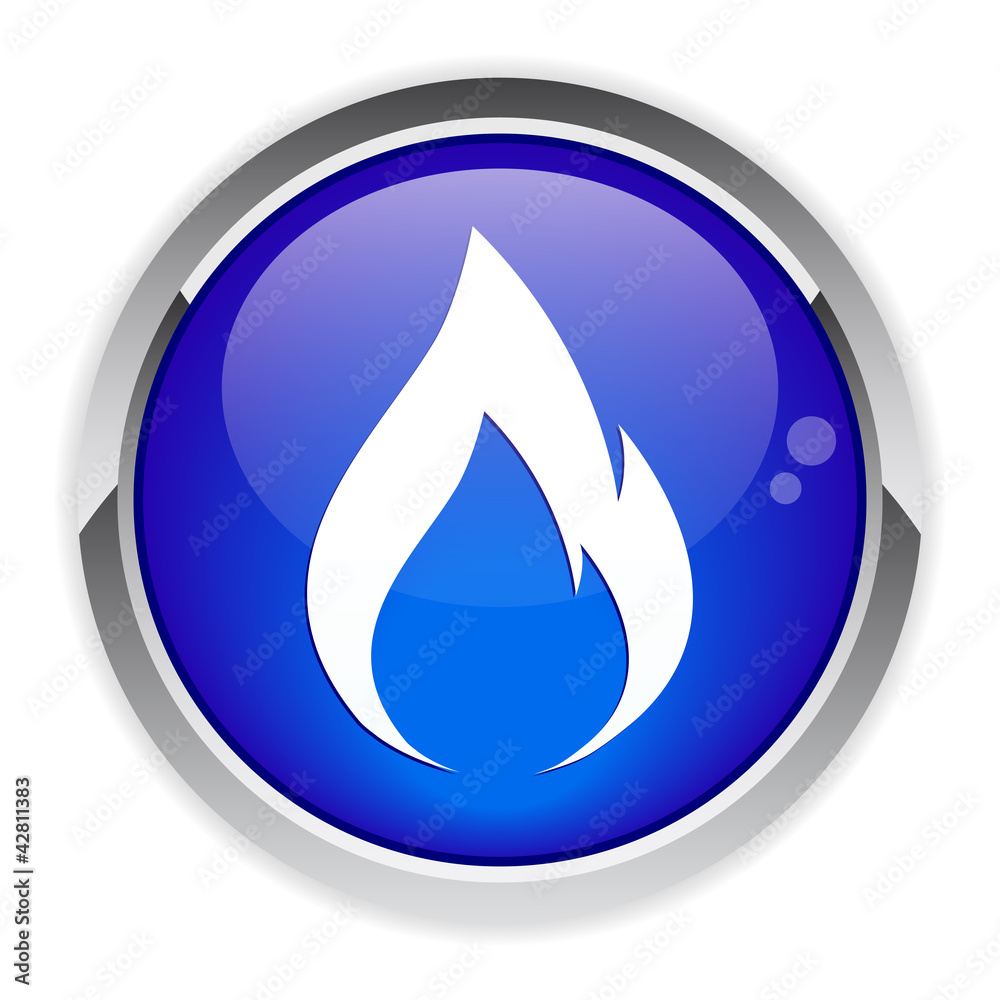button internet fire icon. button internet fire icon.