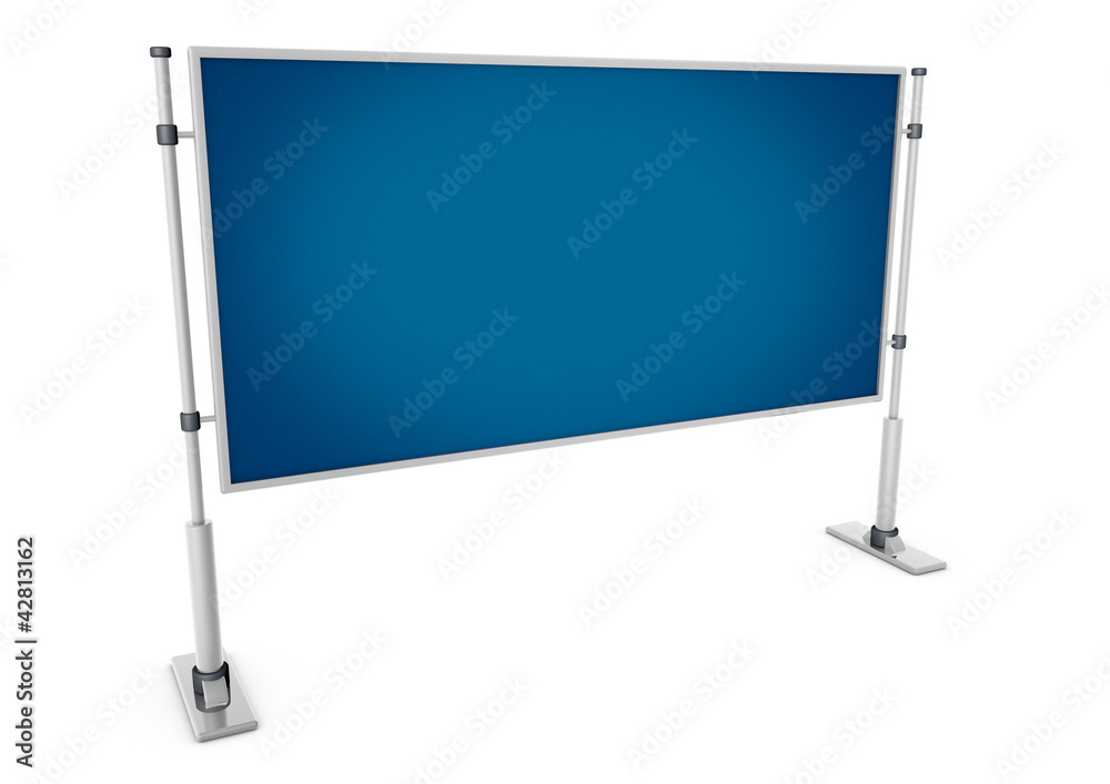 Obraz premium Leere, Blaue Pinnwand