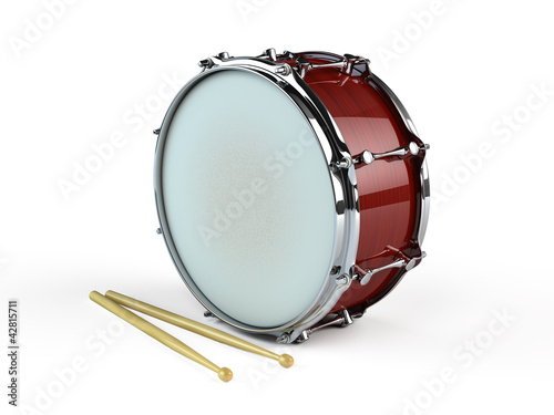 Dass drum isolated on white