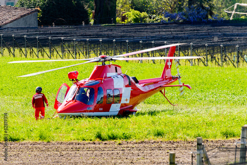 Emergency Helicopter rescue