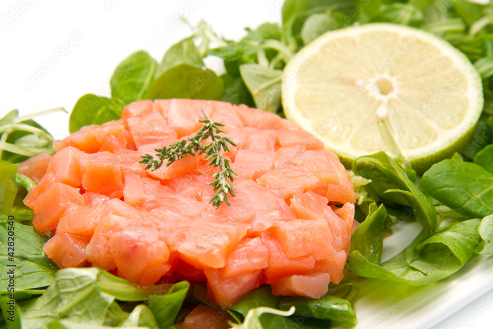 tartara di salmone