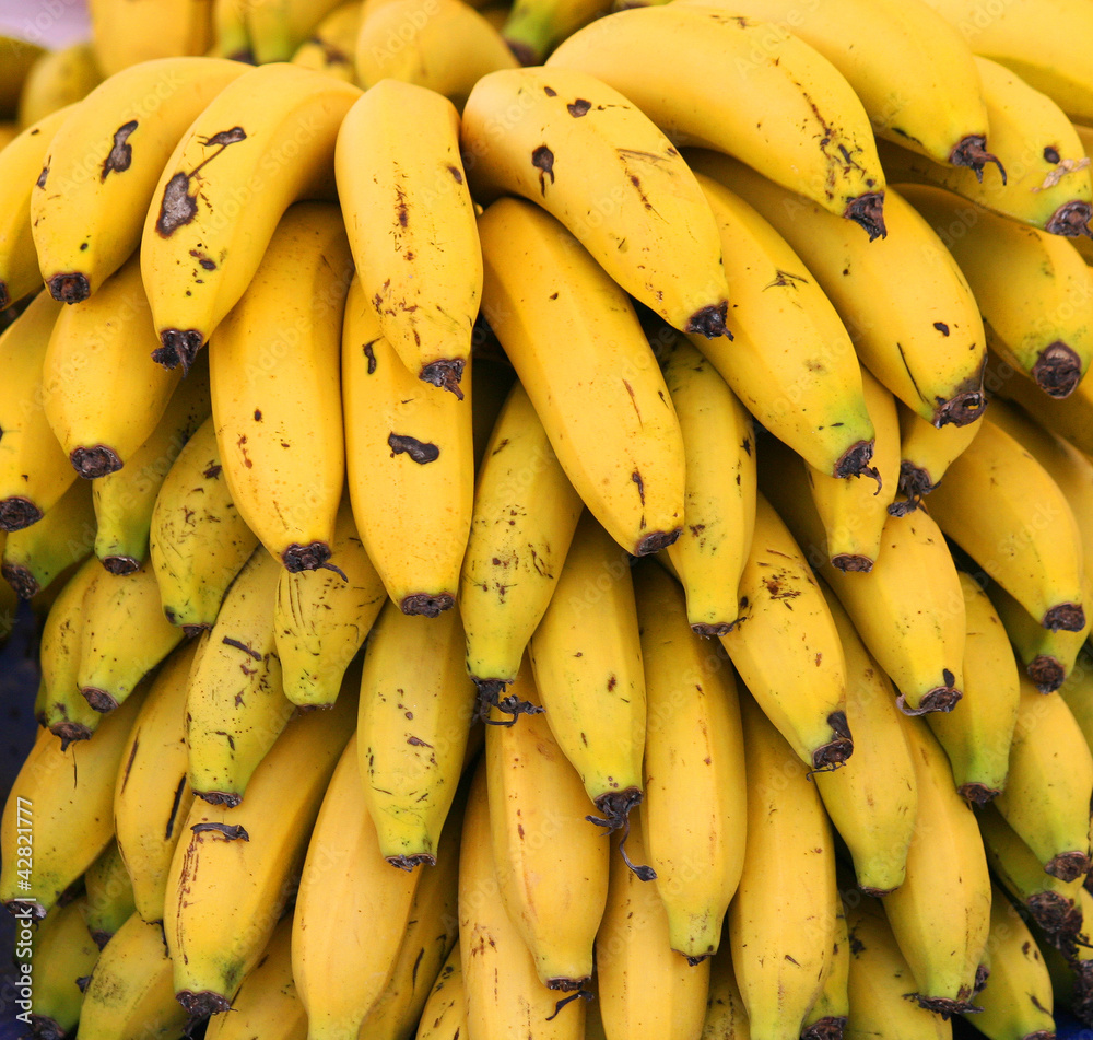 Bananen, auf dem Bauernmarkt