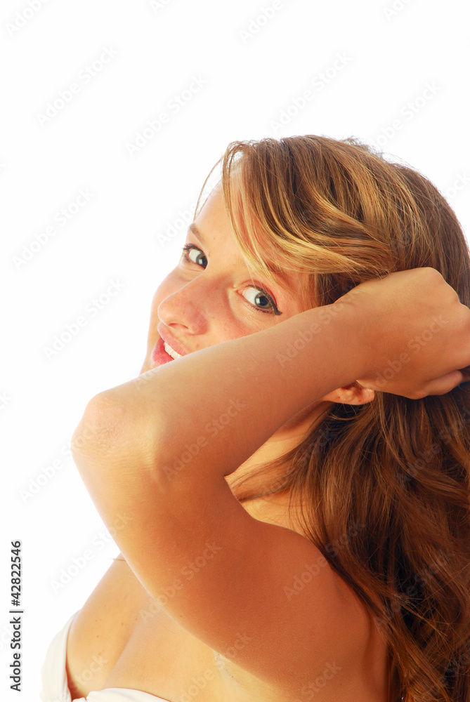 Fototapeta premium Exuberant girl 356