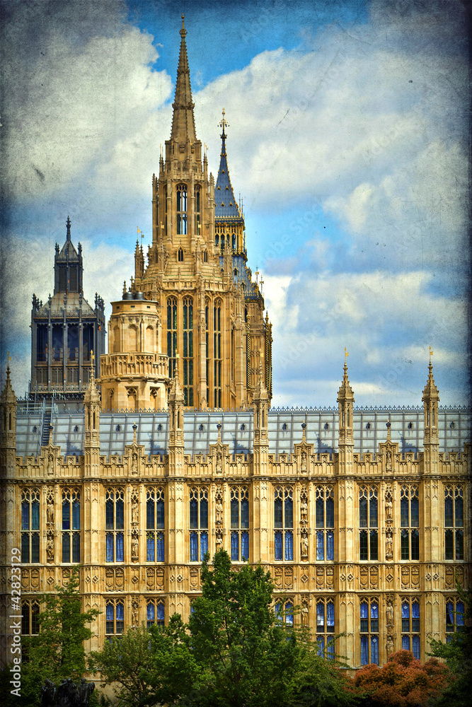 The Houses of Parliament, London