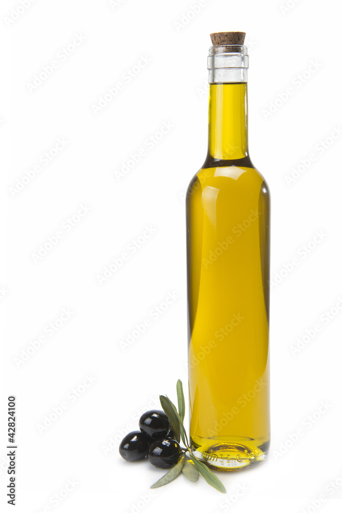 Botella de aceite de oliva virgen extra artesanal. foto de Stock | Adobe  Stock