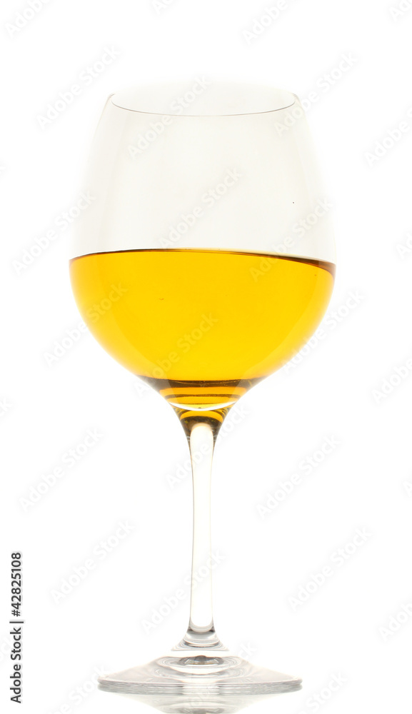 glass of wine isolated on white glass of wine isolated on white
