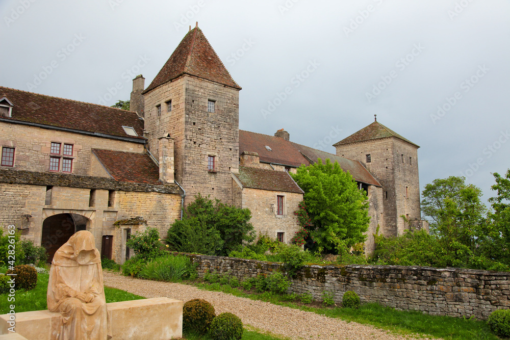 Chateau de Gevrey-Chambertin in the Bourgogne region