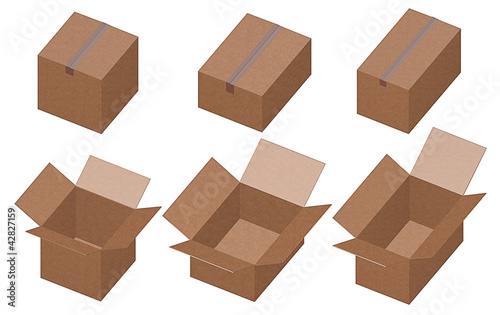 Cardboard boxes © Xtremest