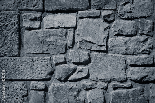 Fotografia Cool vintage grey stone wall texture background