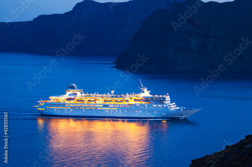 Fototapeta Luxury Cruise Ship