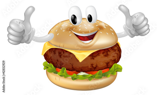 Burger Mascot