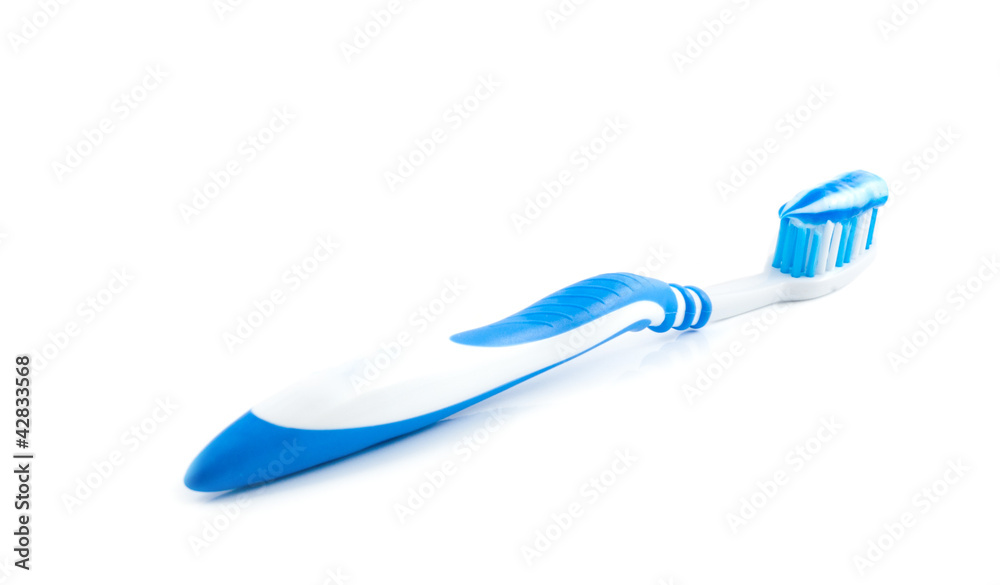 Dental brush and with paste Dental brush and with paste