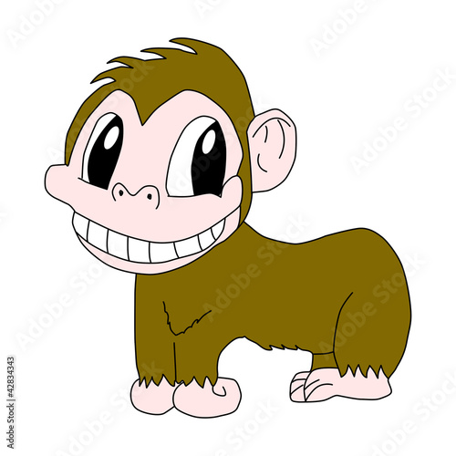 Smiling Chimpanzee