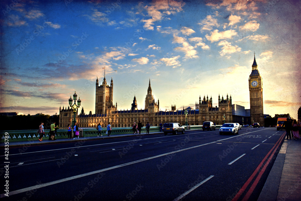 The Houses of Parliament, London