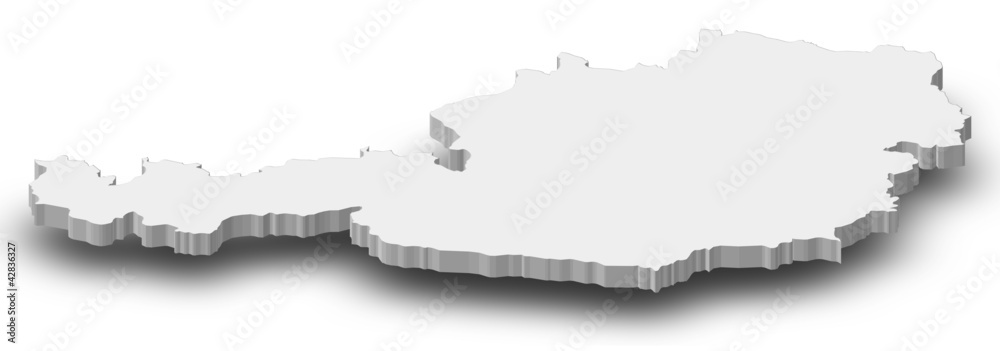 Fototapeta premium Map of Austria