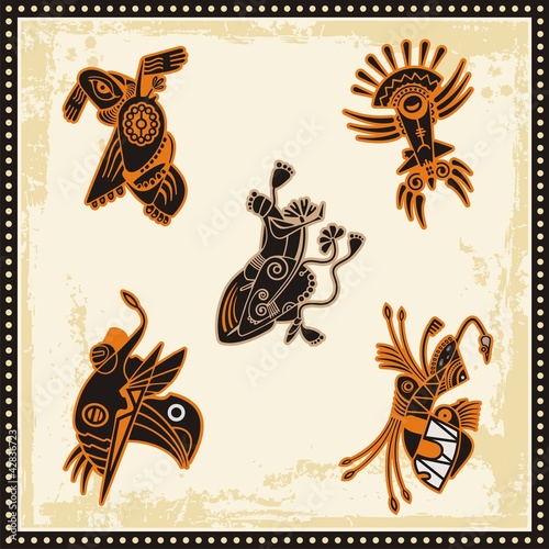 Vector African Tribal Ornaments