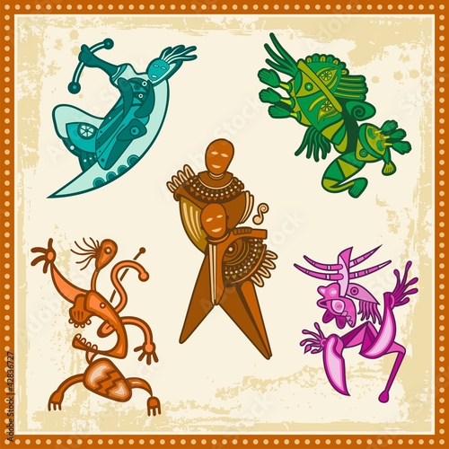 Vector African Tribal Ornaments