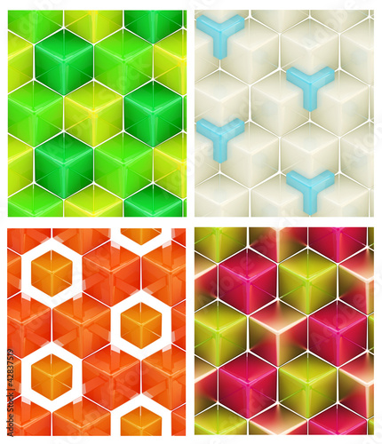 Seamless abstract colorful ...