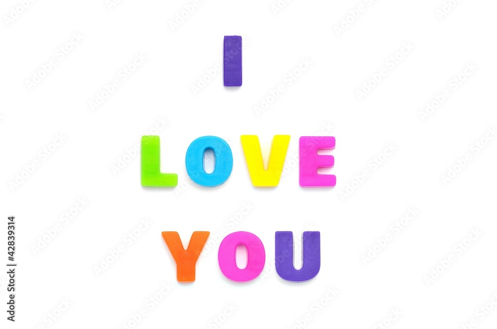 アルファベット I LOVE YOU アルファベット I LOVE YOU