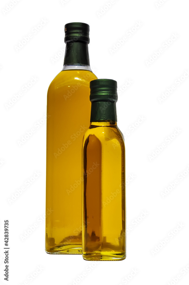 Two bottles of olive oil Two bottles of olive oil