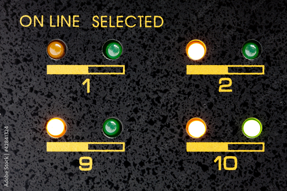 Obraz premium LED KVM Switch