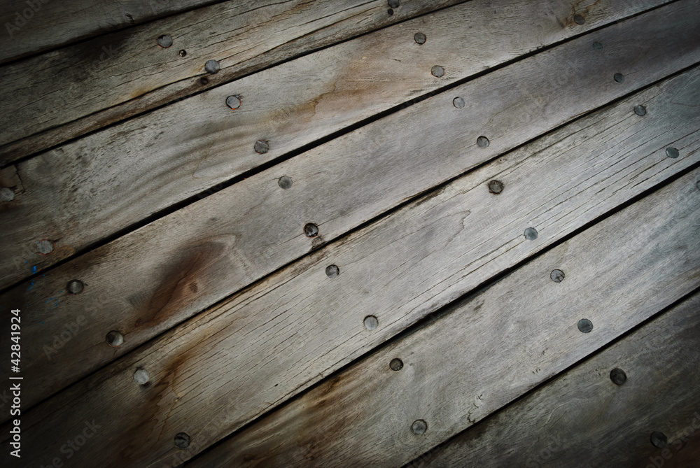 Fototapeta premium Grunge Wood panels