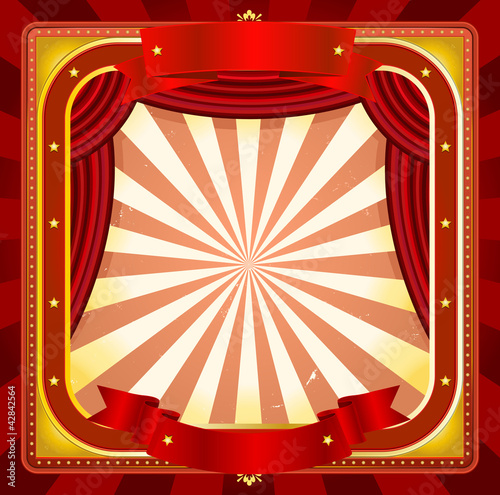 Circus Frame Poster Background