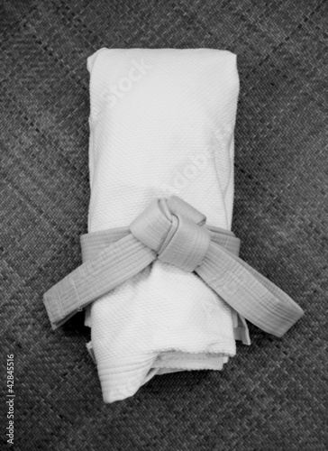 Martial Arts uniform on Tatami